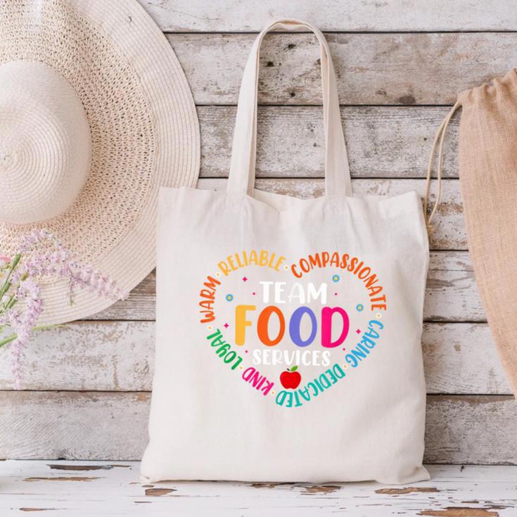 Food Services Cafeteria Crew Lunch Lady Team Back To School Canvas Tote Bag Food Services Cafeteria Crew Lunch Lady Team Back To School Canvas Tote Bag