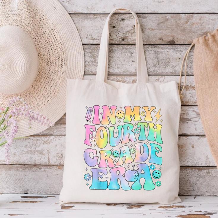 In My Fourth Grade Era Girl Tie Dye 4th Grade Back To School Canvas Tote Bag In My Fourth Grade Era Girl Tie Dye 4th Grade Back To School Canvas Tote Bag