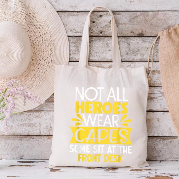 Front Office Desk Administrator Back To School Reception Canvas Tote Bag Front Office Desk Administrator Back To School Reception Canvas Tote Bag