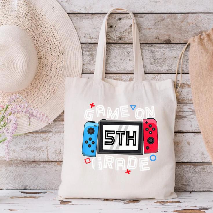Game On 5th Grade Back To School Video Gamer Boys Kids Canvas Tote Bag Game On 5th Grade Back To School Video Gamer Boys Kids Canvas Tote Bag