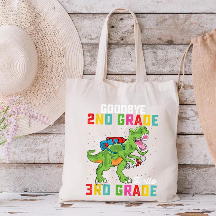 Goodbye 2nd Grade Hello 3rd GradeRex Back To School Canvas Tote Bag Goodbye 2nd Grade Hello 3rd GradeRex Back To School Canvas Tote Bag
