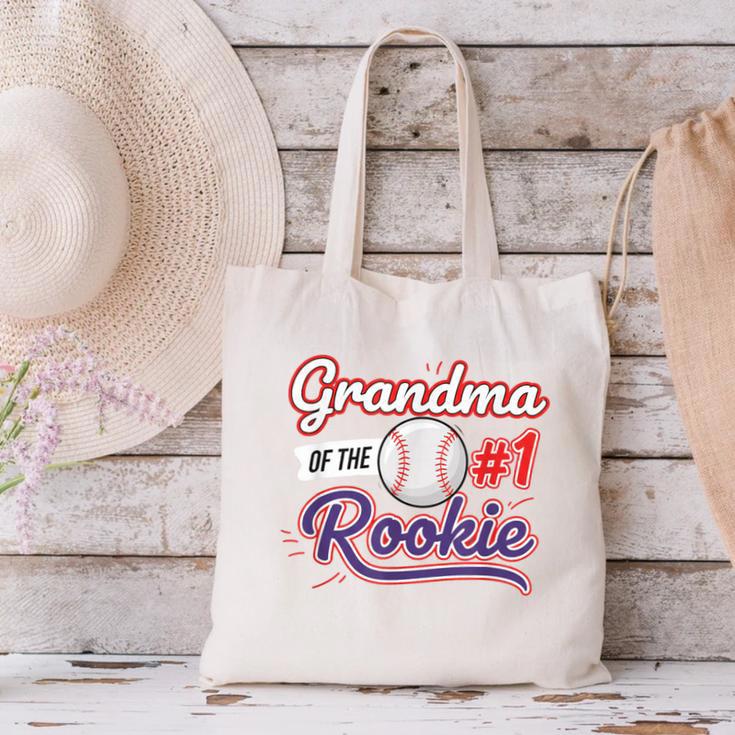 Grandparent Grandma Of The 1 Rookie Baseball Canvas Tote Bag
