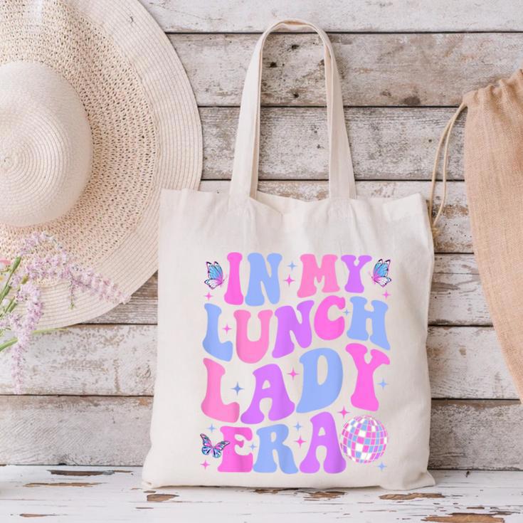 Groovy In My Lunch Lady Era Cafeteria Back To School Canvas Tote Bag Groovy In My Lunch Lady Era Cafeteria Back To School Canvas Tote Bag