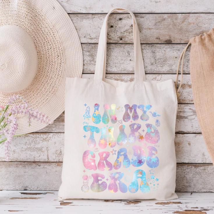 Groovy In My Third Grade Era Tie Dye Kids Boy Back To School Canvas Tote Bag Groovy In My Third Grade Era Tie Dye Kids Boy Back To School Canvas Tote Bag