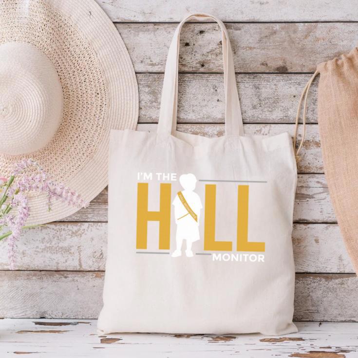 Hall Monitor Back To School Student Canvas Tote Bag