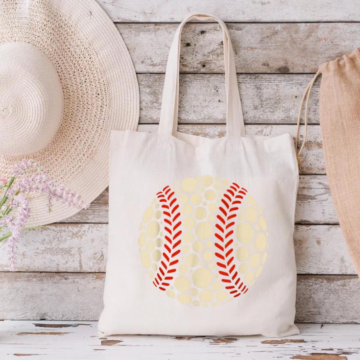 Happy Dot Day Baseball Colorful Polka Dots Boy And Youth Canvas Tote Bag Happy Dot Day Baseball Colorful Polka Dots Boy And Youth Canvas Tote Bag