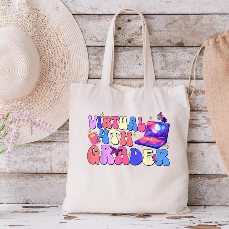 Homeschool 4th Grade Virtual 4th Grader Back To School Canvas Tote Bag Homeschool 4th Grade Virtual 4th Grader Back To School Canvas Tote Bag