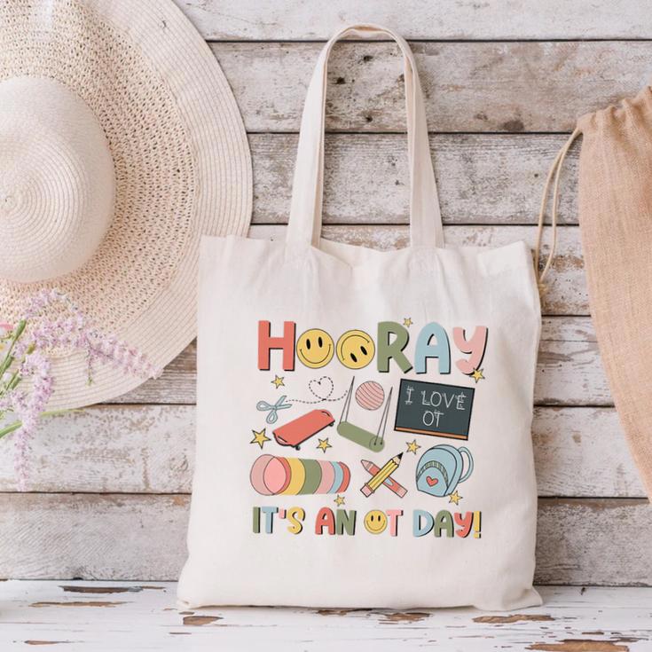 Hooray It’s An OT Day Occupational Therapy Back To School Premium Tri-Blend Canvas Tote Bag Hooray It’s An OT Day Occupational Therapy Back To School Premium Tri-Blend Canvas Tote Bag