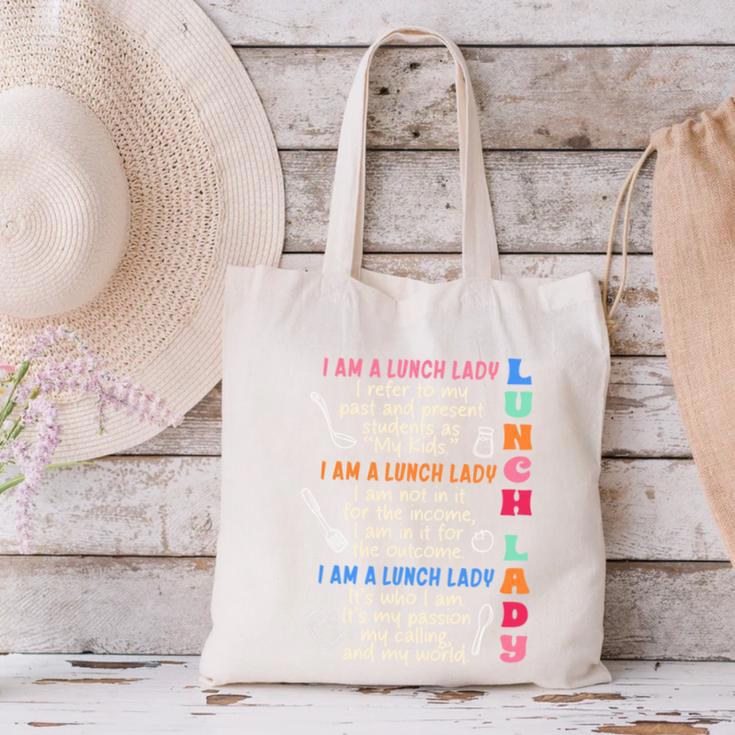I'm A Lunch Lady Back To School Cafeteria Worker Squad Canvas Tote Bag I'm A Lunch Lady Back To School Cafeteria Worker Squad Canvas Tote Bag