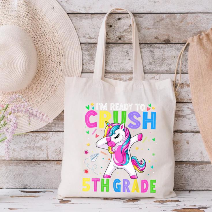 I'm Ready For Fifth Grade Back To School 5th Grade Girls Canvas Tote Bag I'm Ready For Fifth Grade Back To School 5th Grade Girls Canvas Tote Bag