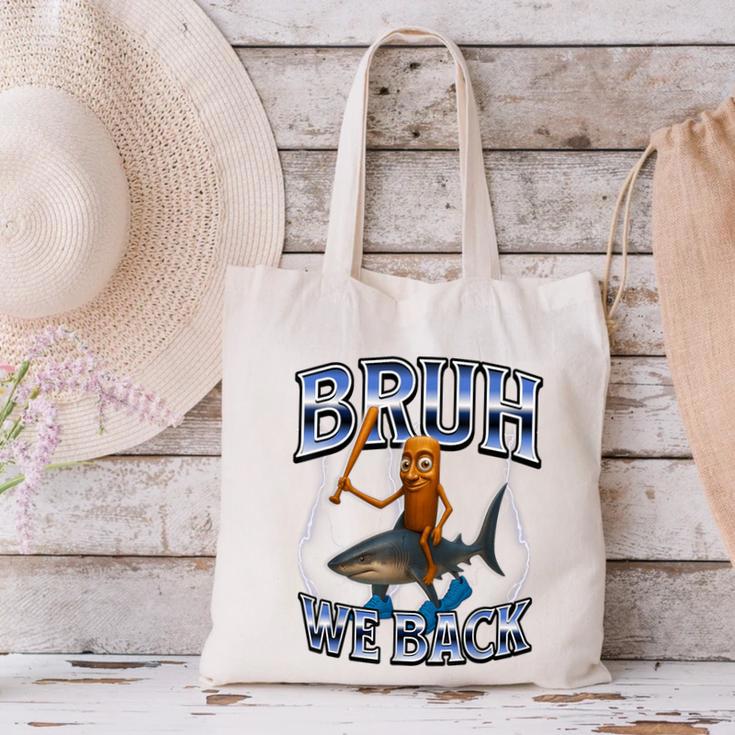 Italian Brainrot Back To School Canvas Tote Bag