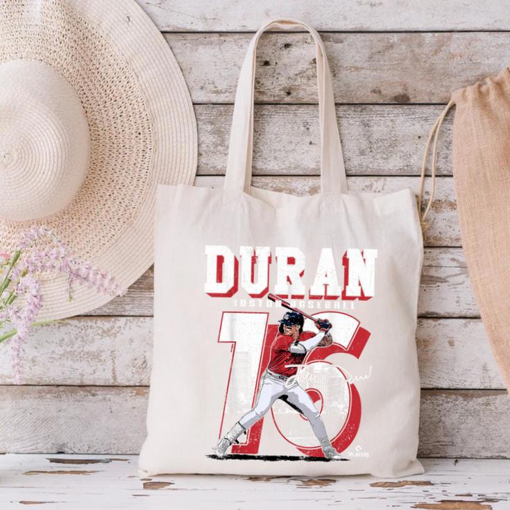 Jarren Duran Boston MLB Baseball Players MLBJDU201M Canvas Tote Bag