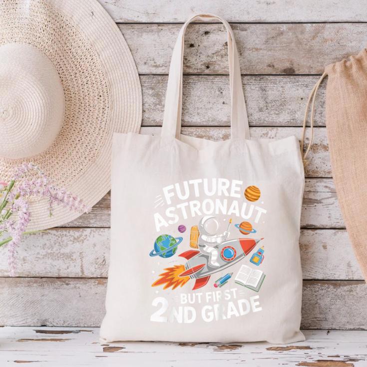 Kids Future Astronaut 2nd Grade Student Back To School Boys Kids Canvas Tote Bag Kids Future Astronaut 2nd Grade Student Back To School Boys Kids Canvas Tote Bag