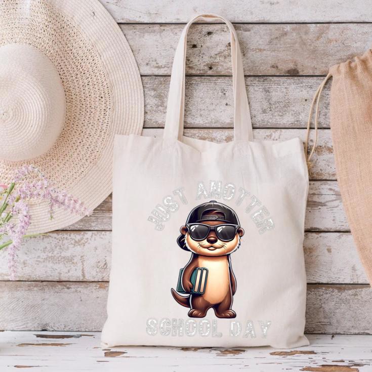 Kids Just Anotter School Day Otter Boys First Day Back To School Canvas Tote Bag