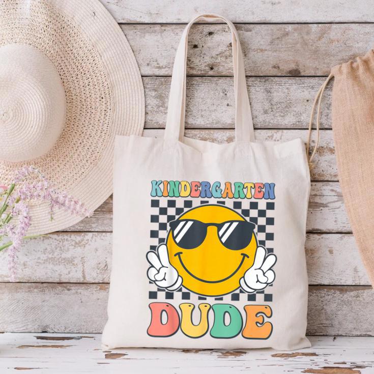 Kindergarten Dude First Day Of Kindergarten Back To School Canvas Tote Bag Kindergarten Dude First Day Of Kindergarten Back To School Canvas Tote Bag