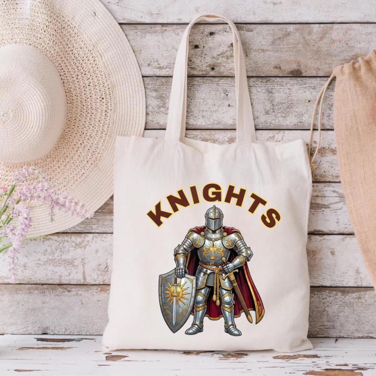 Knights Back To School Spirit Canvas Tote Bag