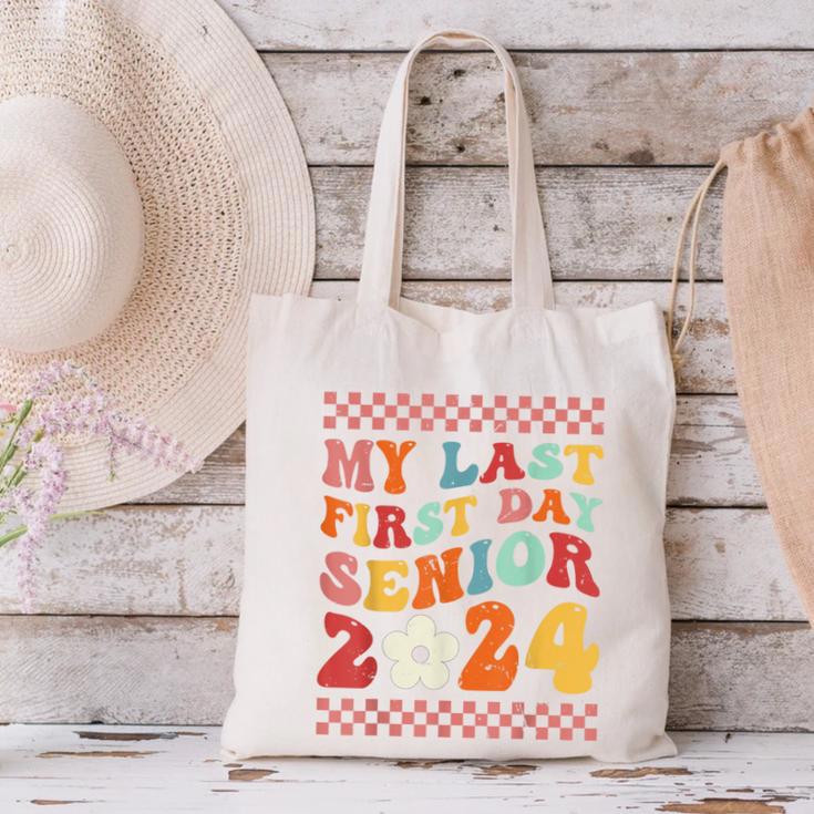My Last First Day Senior 2024 Back To School Class Of 2024 Canvas Tote Bag My Last First Day Senior 2024 Back To School Class Of 2024 Canvas Tote Bag