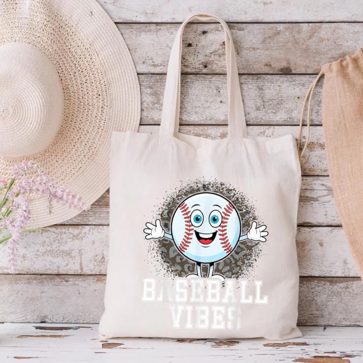 Leopard Baseball Vibes Game Day Softball Life Mom Canvas Tote Bag Leopard Baseball Vibes Game Day Softball Life Mom Canvas Tote Bag