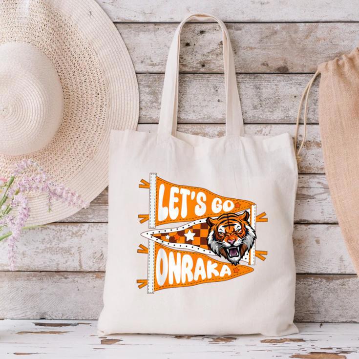 Let's Go Onraka Unity Back To School Spirit Canvas Tote Bag