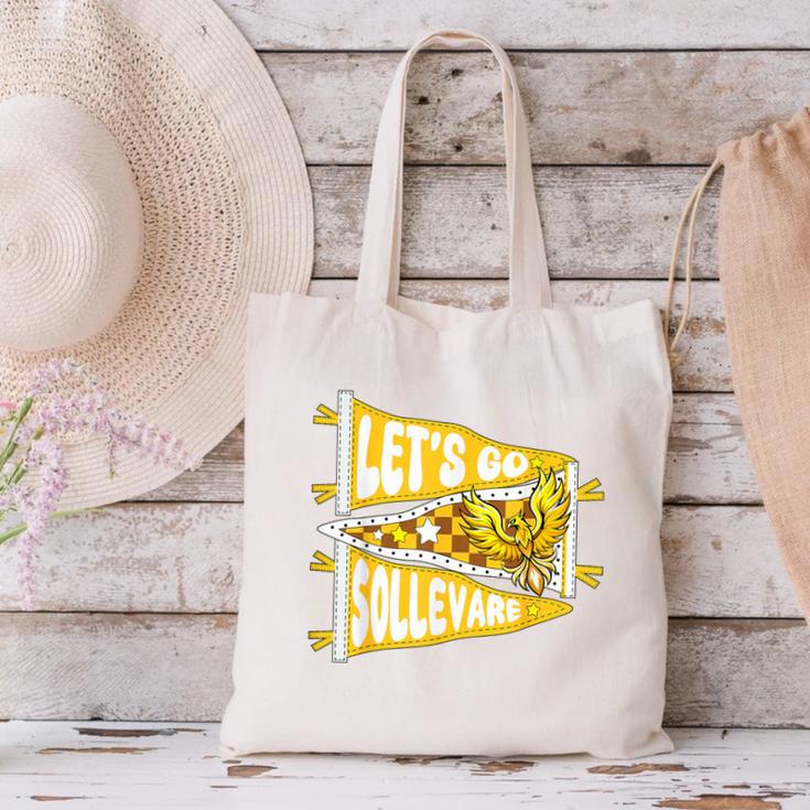 Let's Go Sollevare Uplift Back To School Spirit Canvas Tote Bag