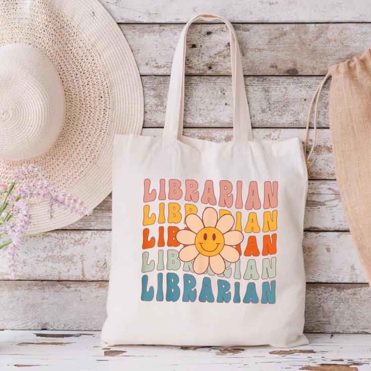Librarian Retro Find Me At The Library Back To School Canvas Tote Bag Librarian Retro Find Me At The Library Back To School Canvas Tote Bag