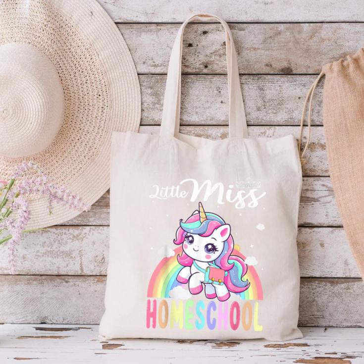 Little Miss Homeschool Back To School Girls Homeschool Canvas Tote Bag Little Miss Homeschool Back To School Girls Homeschool Canvas Tote Bag