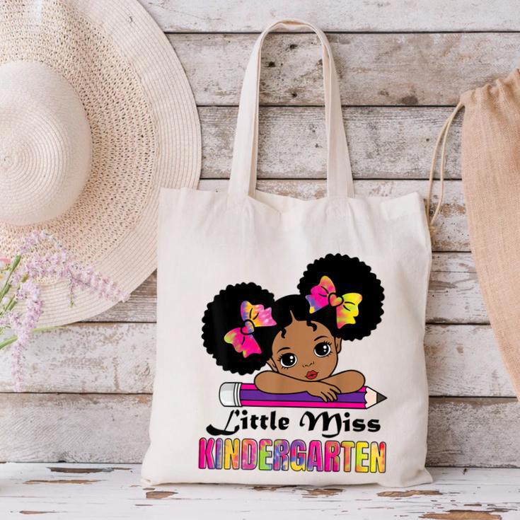 Little Miss Kindergarten Afro Puff Girl Back To School Canvas Tote Bag Little Miss Kindergarten Afro Puff Girl Back To School Canvas Tote Bag