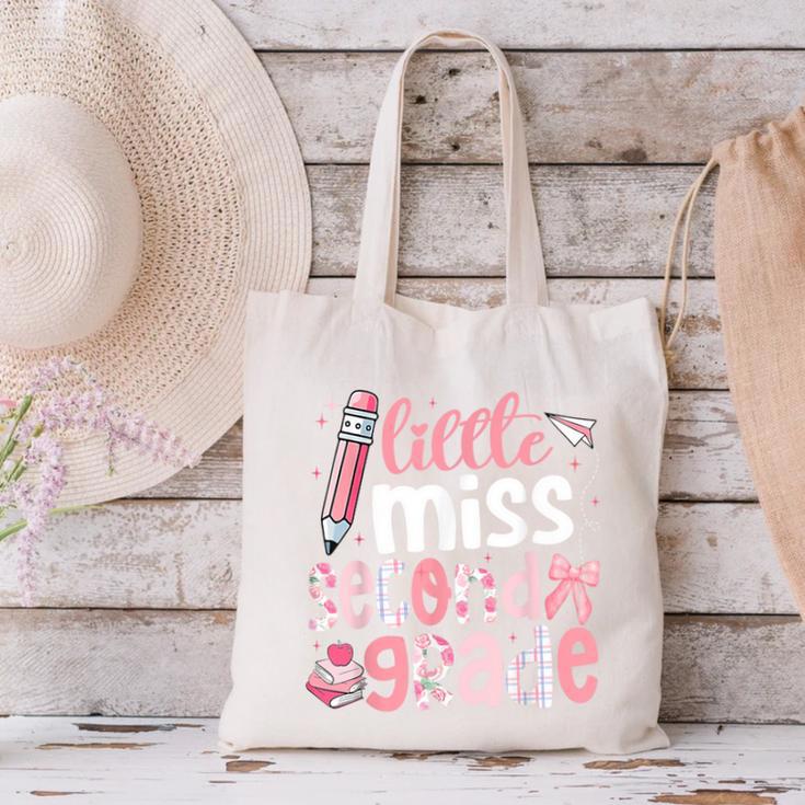 Little Miss Second Grade Back To School 2nd Grader Student Canvas Tote Bag Little Miss Second Grade Back To School 2nd Grader Student Canvas Tote Bag