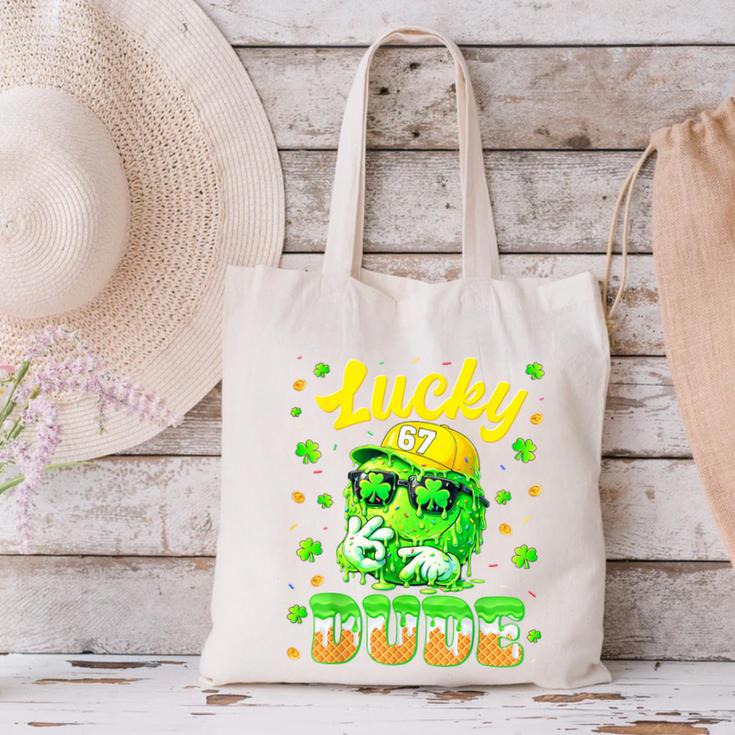Lucky Dude Drip Baseball Shamrock St Patrick Men Boy Youth Canvas Tote Bag Lucky Dude Drip Baseball Shamrock St Patrick Men Boy Youth Canvas Tote Bag