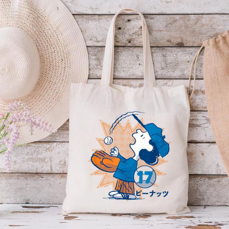 Lucy Van Pelt Baseball Catch Canvas Tote Bag