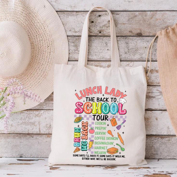 Lunch Cafeteria Crew Lady Back To School Tour Canvas Tote Bag Lunch Cafeteria Crew Lady Back To School Tour Canvas Tote Bag
