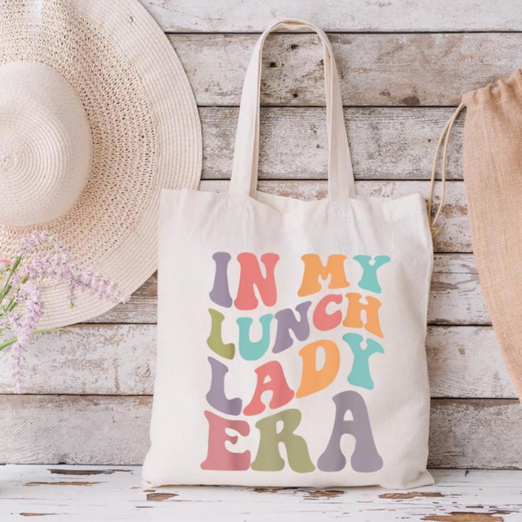 In My Lunch Lady Era Happy First Day Back To School Canvas Tote Bag
