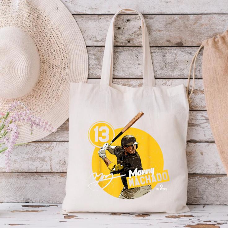 Manny Machado San Diego MLB Baseball Players MLBMAC4056 Canvas Tote Bag