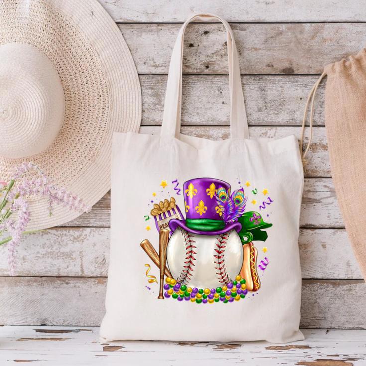 Mardi Gras Baseball Jester Hat Fleur De Lis Boys Girls Kids Canvas Tote Bag Mardi Gras Baseball Jester Hat Fleur De Lis Boys Girls Kids Canvas Tote Bag