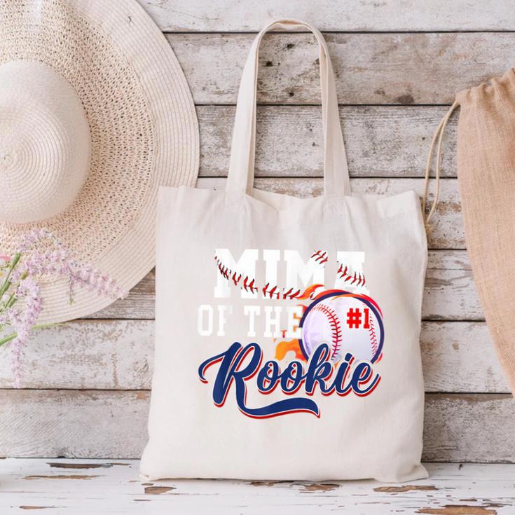 Mima Rookie Of Year 1st Birthday Baseball Theme Matching Canvas Tote Bag