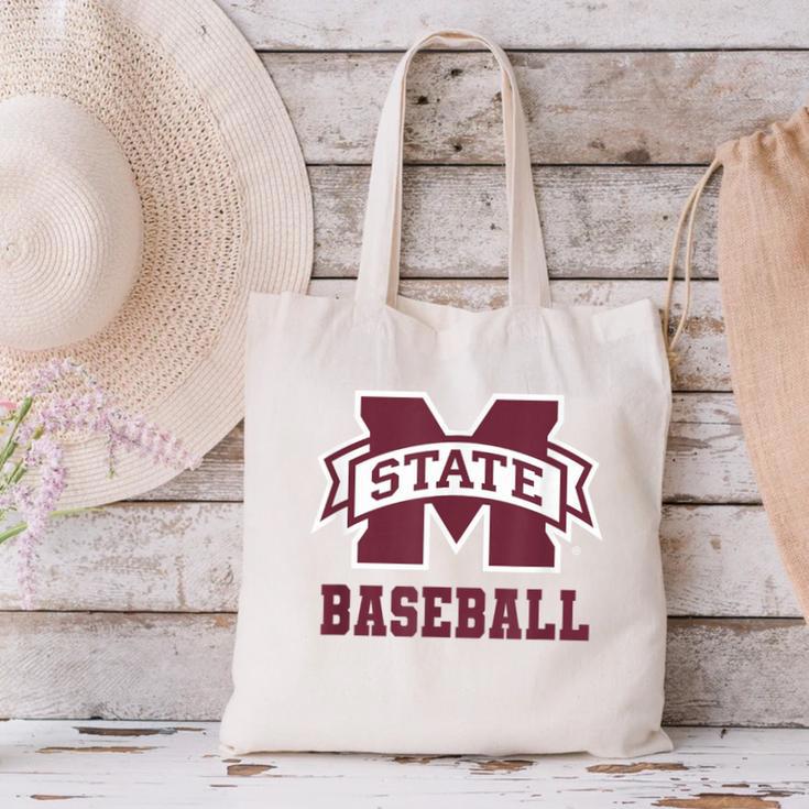 Mississippi State Baseball Bulldogs NCAA MS16 Canvas Tote Bag Mississippi State Baseball Bulldogs NCAA MS16 Canvas Tote Bag