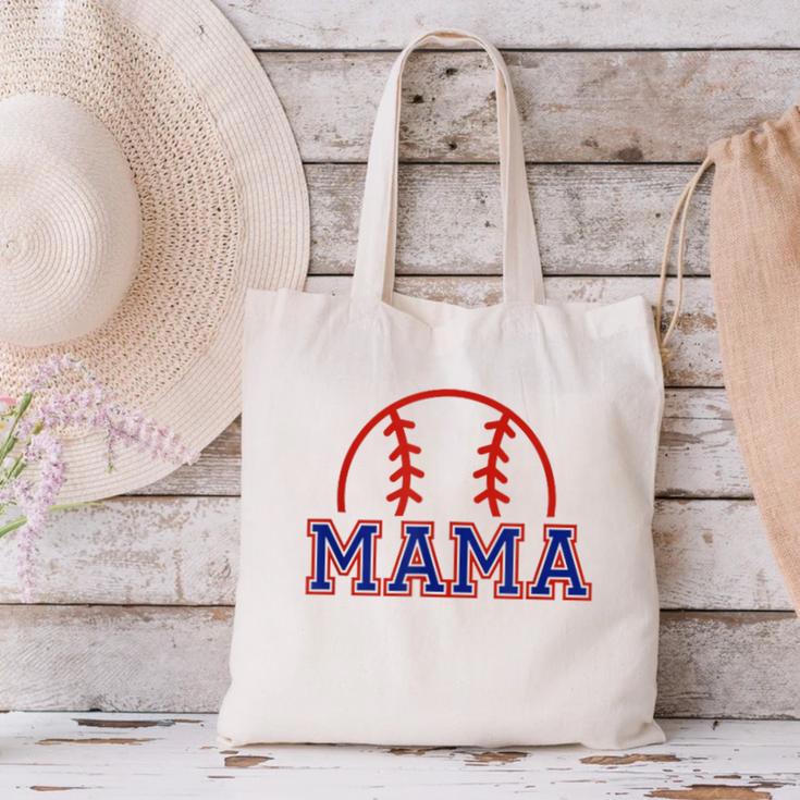 Mom Of Rookie 1st Birthday Baseball Boy Family Matching Canvas Tote Bag Mom Of Rookie 1st Birthday Baseball Boy Family Matching Canvas Tote Bag