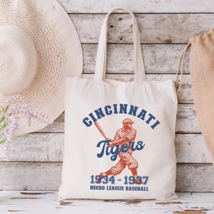 Negro League Baseball History Month Cincinnati Ohio Canvas Tote Bag