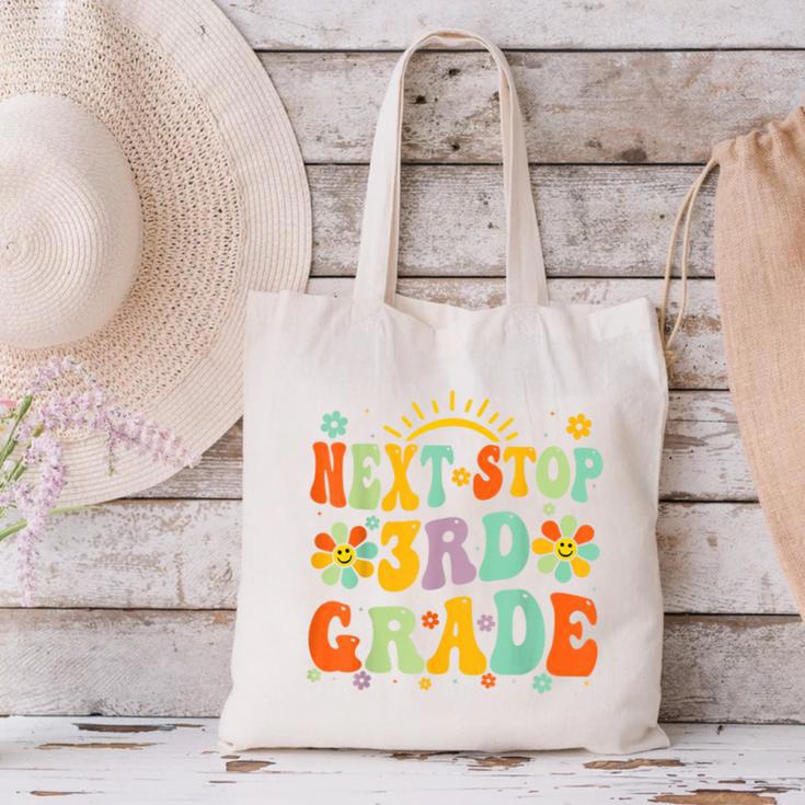 Next Stop 3rd Grade Graduation To Third Grade Back To School Canvas Tote Bag Next Stop 3rd Grade Graduation To Third Grade Back To School Canvas Tote Bag