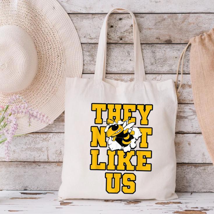 Not Like Hornets Back To School Spirit GY Canvas Tote Bag Not Like Hornets Back To School Spirit GY Canvas Tote Bag
