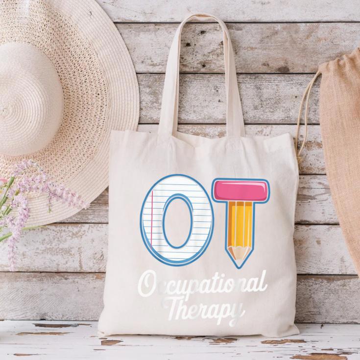 Occupational Therapy OT And COTA Back To School Canvas Tote Bag Occupational Therapy OT And COTA Back To School Canvas Tote Bag