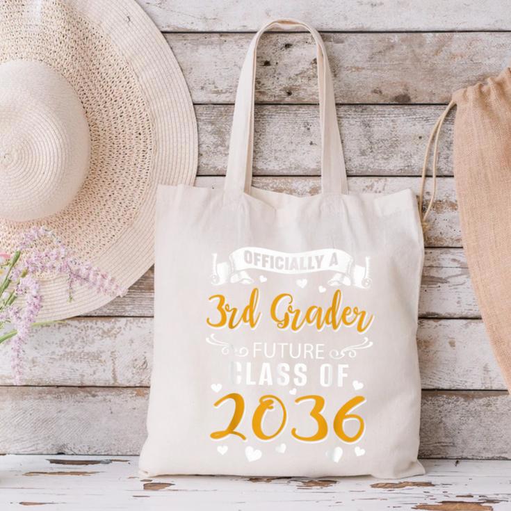 Officially a 3rd Grader Future Class Of 2036 Back To School Canvas Tote Bag