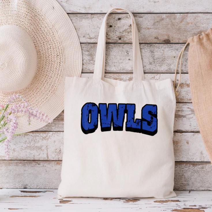 Owls Back To School Spirit B Canvas Tote Bag Owls Back To School Spirit B Canvas Tote Bag