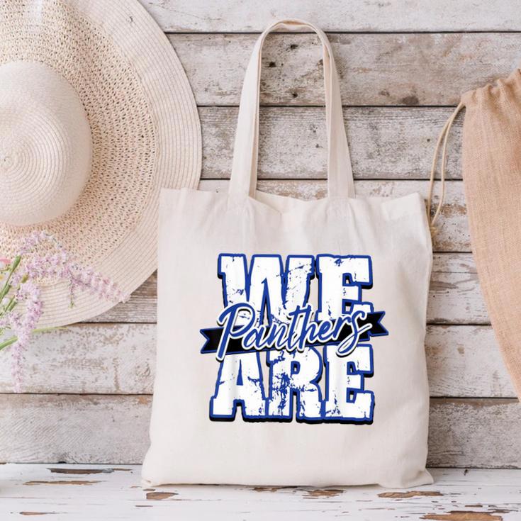 Panthers Back To School Spirit B Canvas Tote Bag