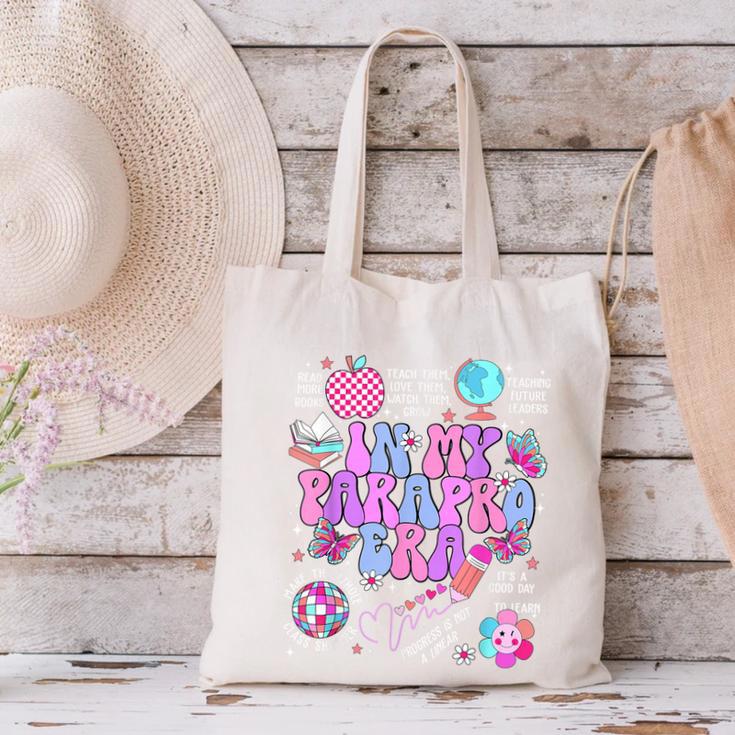 In My Parapro Era Paraprofessional First Day Back To School Canvas Tote Bag In My Parapro Era Paraprofessional First Day Back To School Canvas Tote Bag