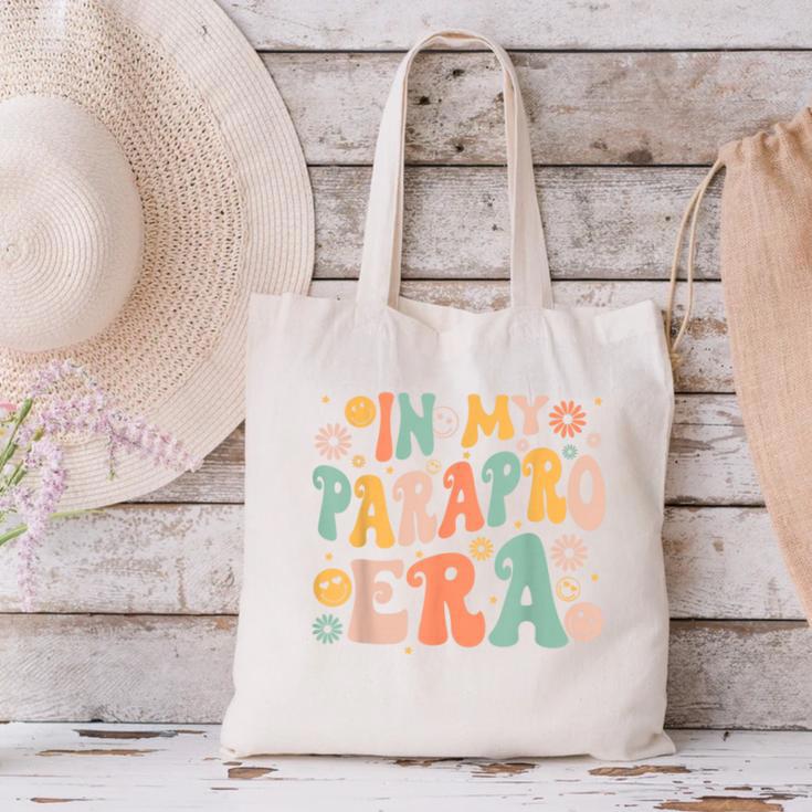 In My Parapro Era Retro Back To School Canvas Tote Bag In My Parapro Era Retro Back To School Canvas Tote Bag