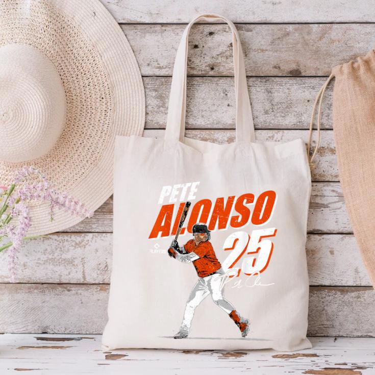 Pete Alonso Baltimore Baseball Players MLBPAL201M Canvas Tote Bag