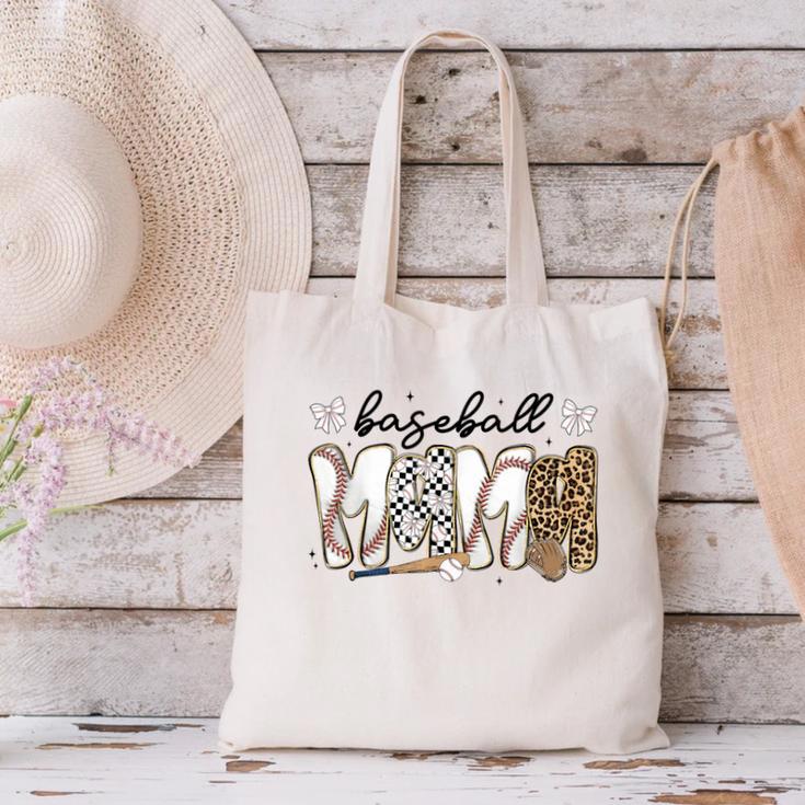 Preppy Baseball Mama Coquette Bow Game Day Mom Mother Canvas Tote Bag Preppy Baseball Mama Coquette Bow Game Day Mom Mother Canvas Tote Bag