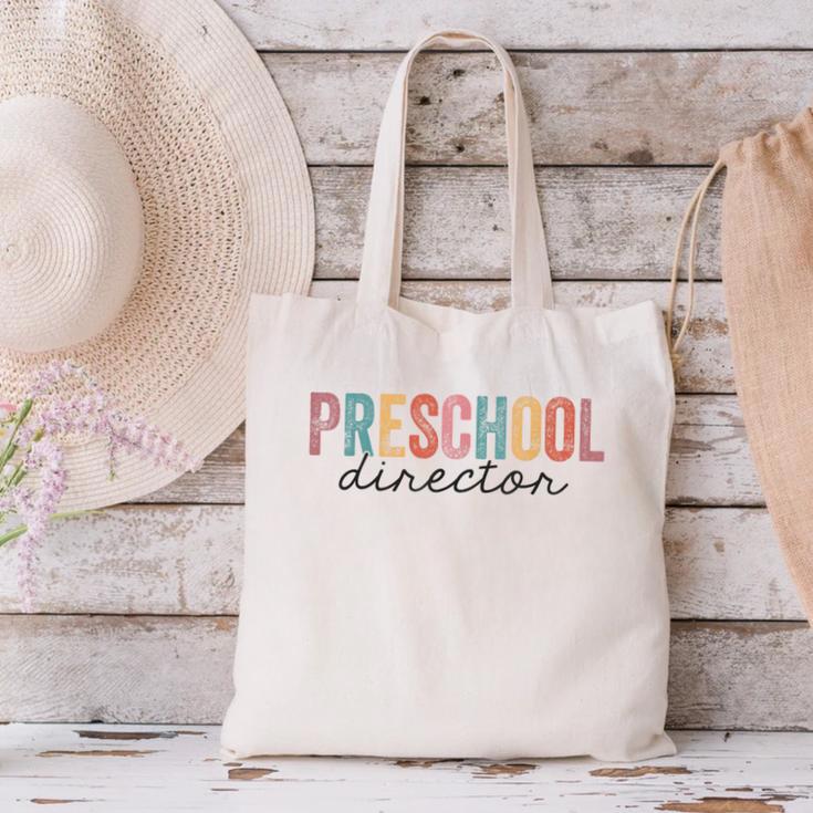 Preschool Director Back To School Daycare Director Canvas Tote Bag Preschool Director Back To School Daycare Director Canvas Tote Bag