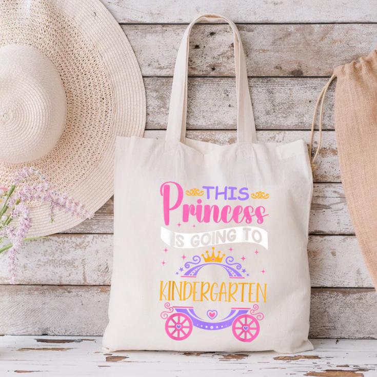 This Princess Is Going To Kindergarten Back To School Girl Canvas Tote Bag This Princess Is Going To Kindergarten Back To School Girl Canvas Tote Bag